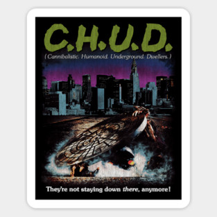 Chud, Horror Classic, 80 movies Sticker