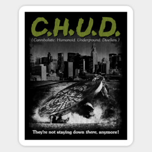 Chud, Horror Classic, 80 movies Sticker