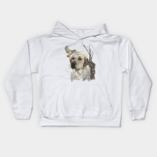 Labrador Retriever , Duck hunting Kids Hoodie