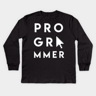progr-cursor-mmer Kids Long Sleeve T-Shirt