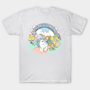 Little Pony Vintage 80s Style Retro Nostalgic Cartoon Graphic T-Shirt