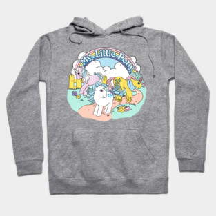 Little Pony Vintage 80s Style Retro Nostalgic Cartoon Graphic Hoodie