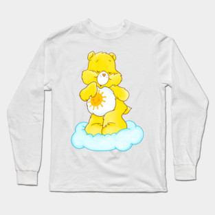 CARE Bear - Rainbow Cartoon, vintage, childhood, animated, 1980s cartoons, friendship, love Sunshine Long Sleeve T-Shirt