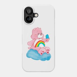 CARE Bear - Rainbow Cartoon, vintage, childhood, animated, 1980s cartoons, friendship, love Phone Case