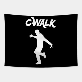 70s Hiphop Dancer Doing Crip Walk Dance C Walking Street Dancing Steps Tapestry