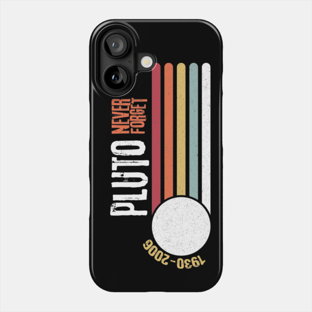 Pluto Never Forget 1930 2006 Phone Case by The WYLD Tribe