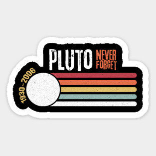 Pluto Never Forget 1930 2006 Magnet