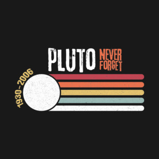 Pluto Never Forget 1930 2006 T-Shirt
