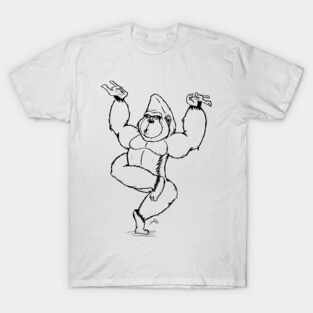 A thinking gorrilla T-Shirt