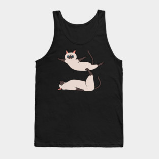 Acroyoga Siamese Cat Tank Top