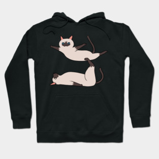 Acroyoga Siamese Cat Hoodie
