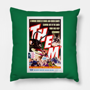 Vintage Movie - Them! Pillow
