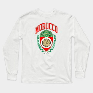 Morocco World Cup Vintage Long Sleeve T-Shirt