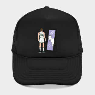 Larry Bird Mirror GOAT Hat