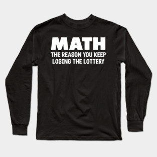 MATH Long Sleeve T-Shirt