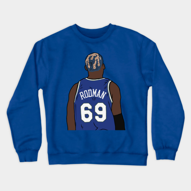 Dennis Rodman #69 Nba Crewneck Sweatshirt TeePublic
