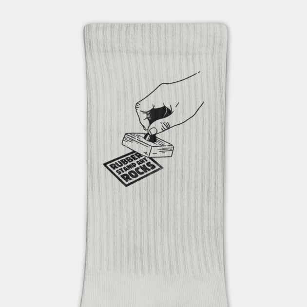 Rubber Stamp Art Rocks by Cosmo Gazoo