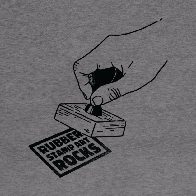 Rubber Stamp Art Rocks by Cosmo Gazoo