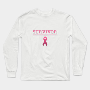 Survivor from Breast Cancer Long Sleeve T-Shirt