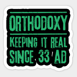 Funny Christian Eastern Orthodox Sticker