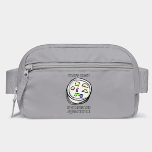 it goes on the square hole Bag