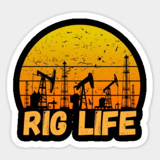Oil Rig Worker Sticker