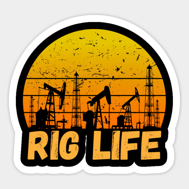 Oil Rig Worker Magnet by The WYLD Tribe