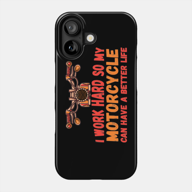 Motorcyle Lover Funny GIft Phone Case by The WYLD Tribe