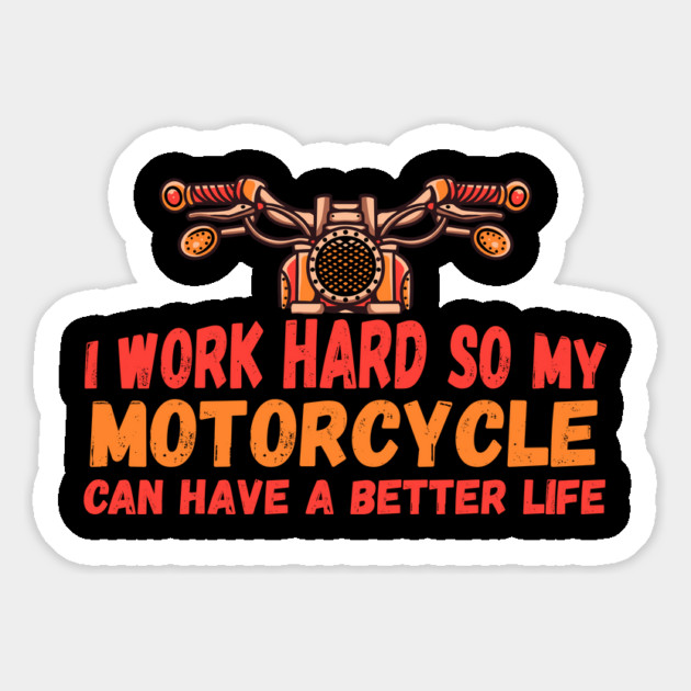 Motorcyle Lover Funny GIft Magnet by The WYLD Tribe