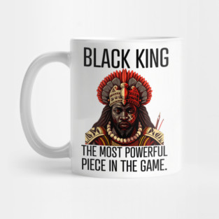 Black King The Most Powerful Piece in the Game Mug