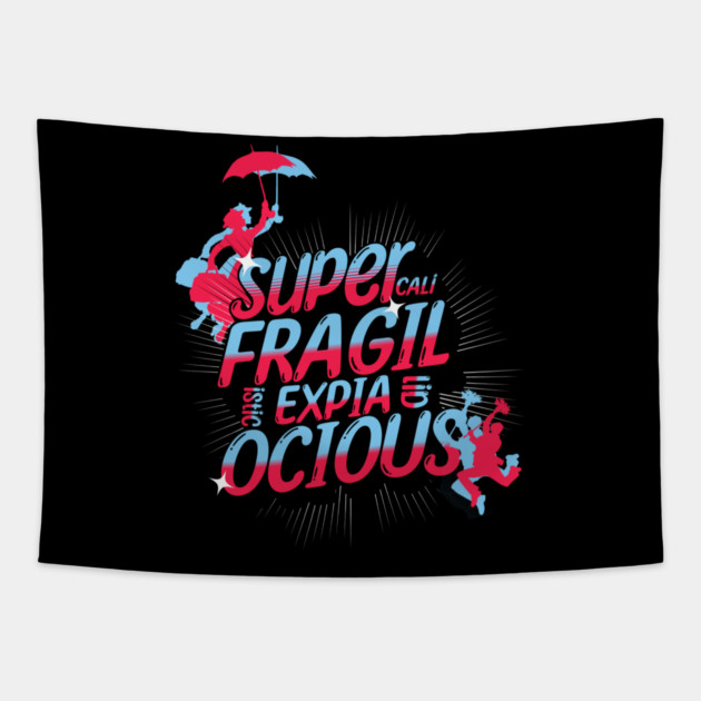 Mary with Chimney SweepFlying over London Tapestry by Joaddo