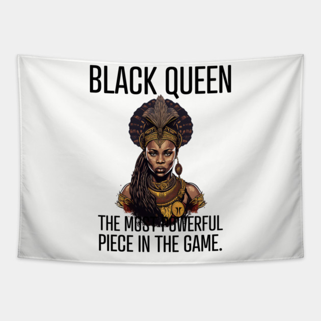 Black Queen The Most Powerful Piece in the Game Tapestry by UrbanLifeApparel