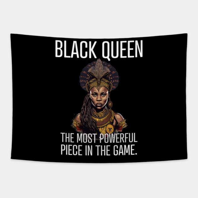 Black Queen The Most Powerful Piece in the Game Tapestry by UrbanLifeApparel
