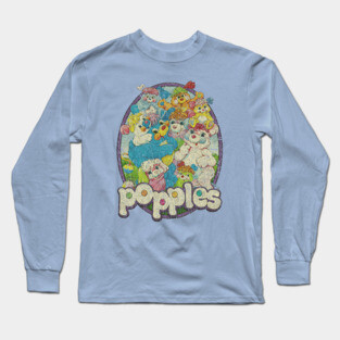 80s toys: Popples Friendship Crew 1986 Long Sleeve T-Shirt
