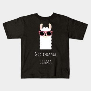 No Drama Llama Kids T-Shirt