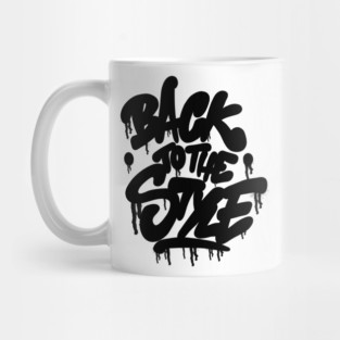 Back to the Style - Graffiti Bubble Tag - black Mug