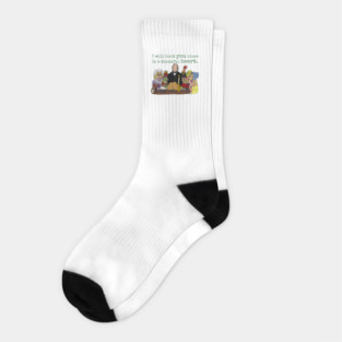 The Muppet Christmas Carol - Thankful Heart, large text Socks