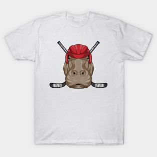 Hippo Ice hockey Ice hockey stick T-Shirt