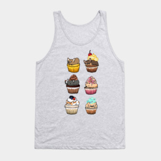 Cupcake Chihuahua Tank Top