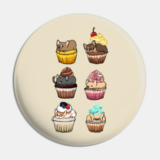 Cupcake Chihuahua Pin