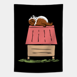 English Bulldog House Tapestry