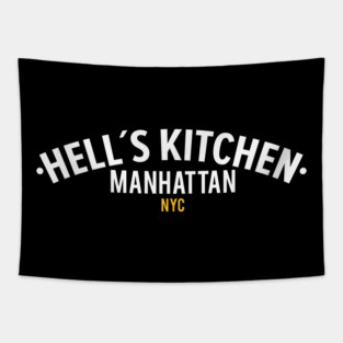New York Manhattan Hell´s Kitchen - Hell´s Kitchen Logo - Hell´s Kitchen Style Tapestry