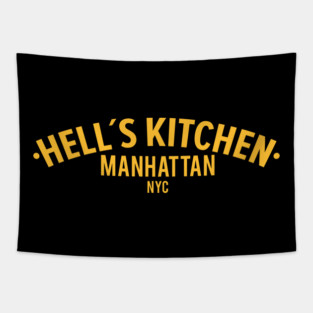 New York Manhattan Hell´s Kitchen - Hell´s Kitchen Logo - Hell´s Kitchen Style Tapestry