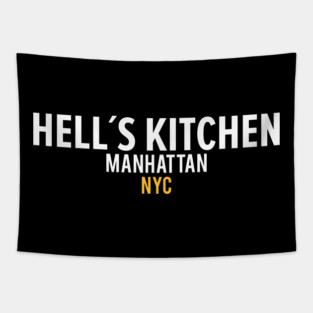 New York Manhattan Hell´s Kitchen - Hell´s Kitchen Logo - Hell´s Kitchen Style Tapestry