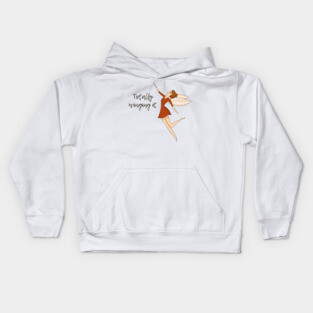 Totally Winging It, Cute Fairy Kids Hoodie