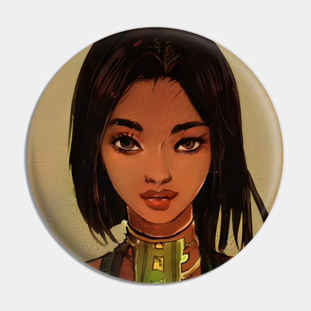 Black Anime girl Pin by animegirlnft