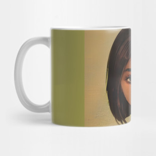 Black Anime girl Mug