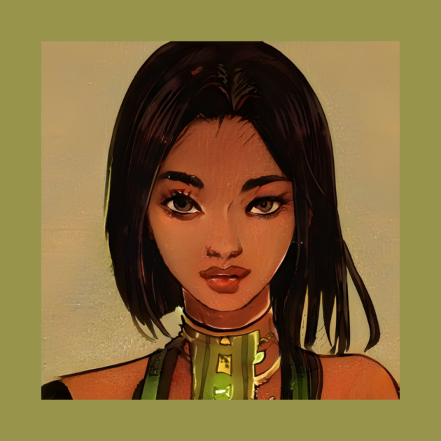 Black Anime girl by animegirlnft