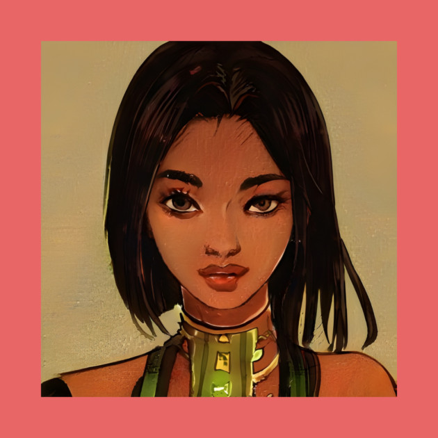 Black Anime girl by animegirlnft