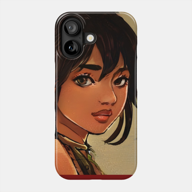 BLACK ANIME GIRl Phone Case by animegirlnft